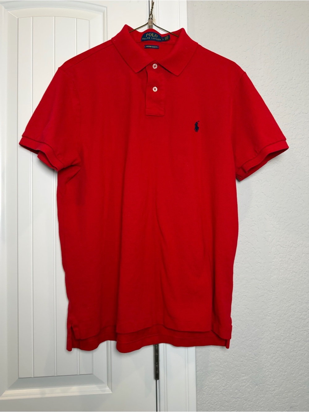 Polo Ralph Lauren Polo Men’s Red Pima Cotton Polo Shirt
